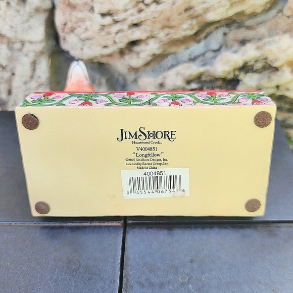 Jim Shore LONGFELLOW Dachshund Dog Heartwood Creek Checkered 4004851 VTG Folkart - Picture 2 of 8